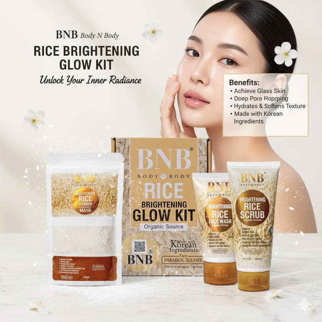 Rice Brightening Glow Kit For Glass Skin