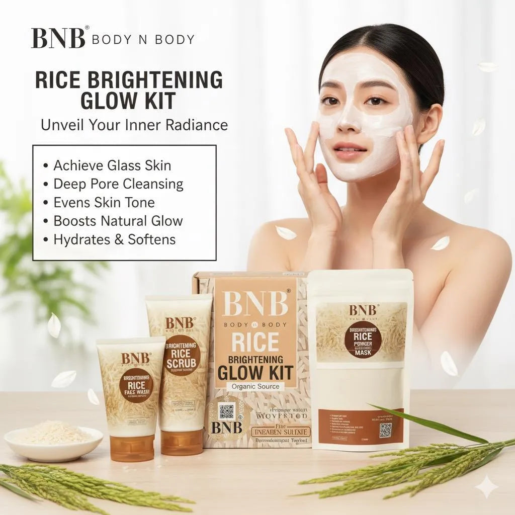 Rice Brightening Glow Kit For Glass Skin