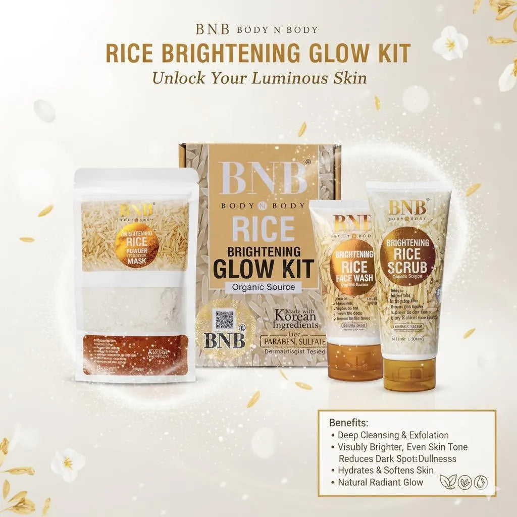 Rice Brightening Glow Kit For Glass Skin